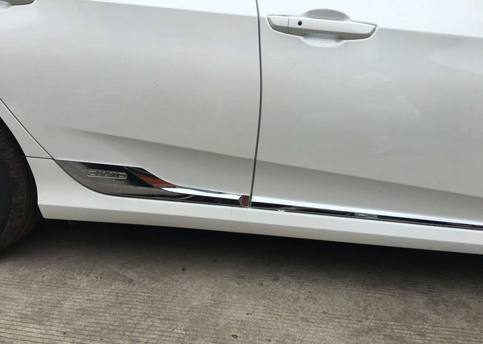 HONDA CIVIC 2016 Auto Body Trim Parts , Chromed Side Door Moulding