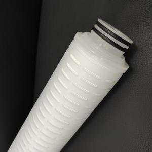 Quality Flow Rate Pleated Filter Cartridge Available Length 5-40 Inch And Outer Diameter 68.5mm wholesale