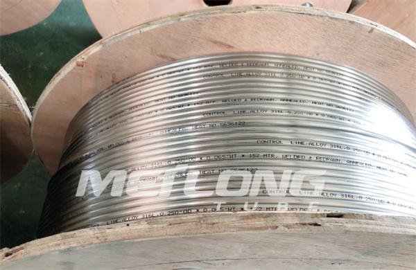 High Elongation Capillary Coiled Tubing Duplex 2205 3 4 Stainless Steel Tubing