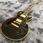 Custom OEM LP electric guitar in black