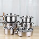Hot sale stainless steel cookware stainless steel stock pots cooking ware set