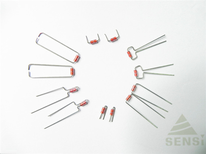 Stability Glass Bead NTC Thermistor Bendable Into Various Shapes For Multiple Use