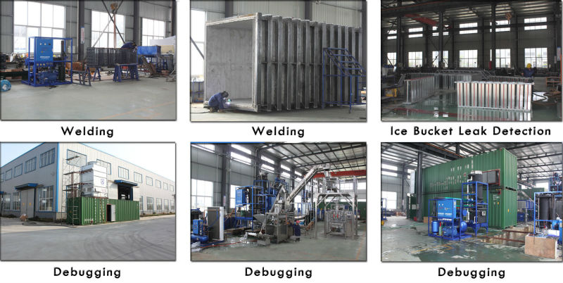 FOCUSUN 20 tons Flake Ice Making Machine for Large Ice Storage Capacity of 15000kg