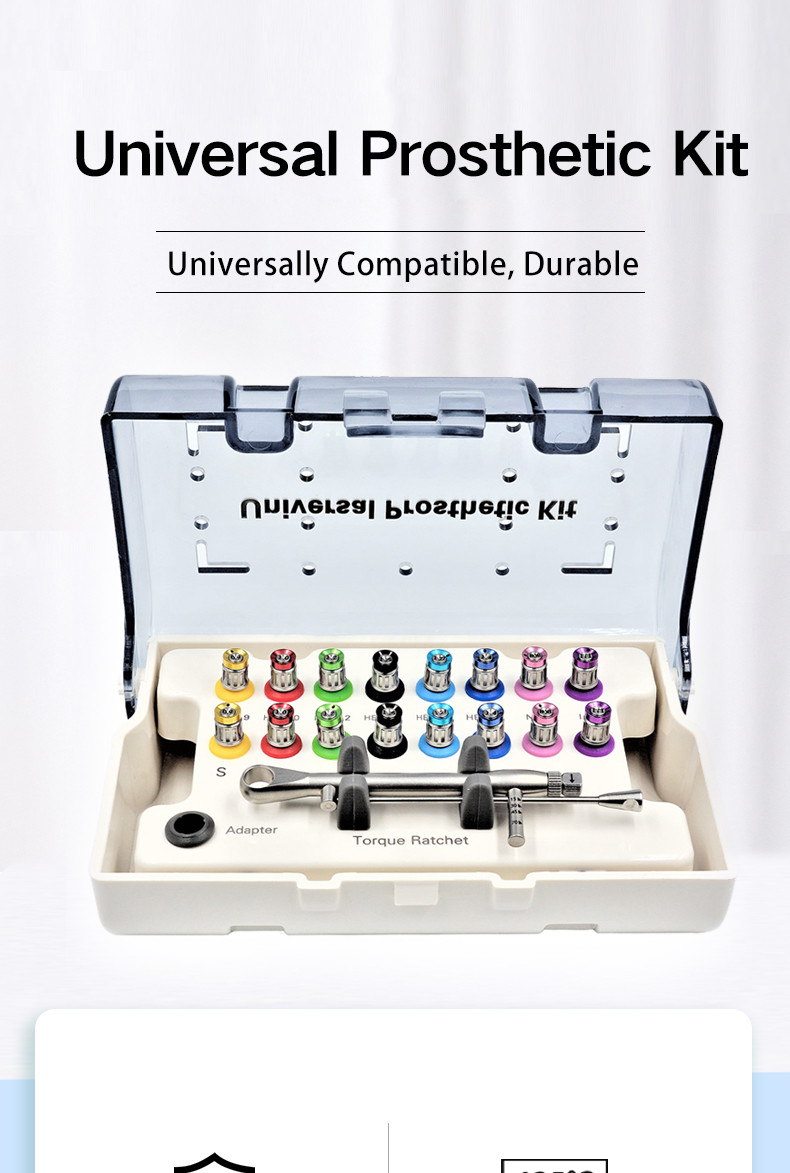 Autoclavable Dental Implant Tools Screwdriver Set Lightweight