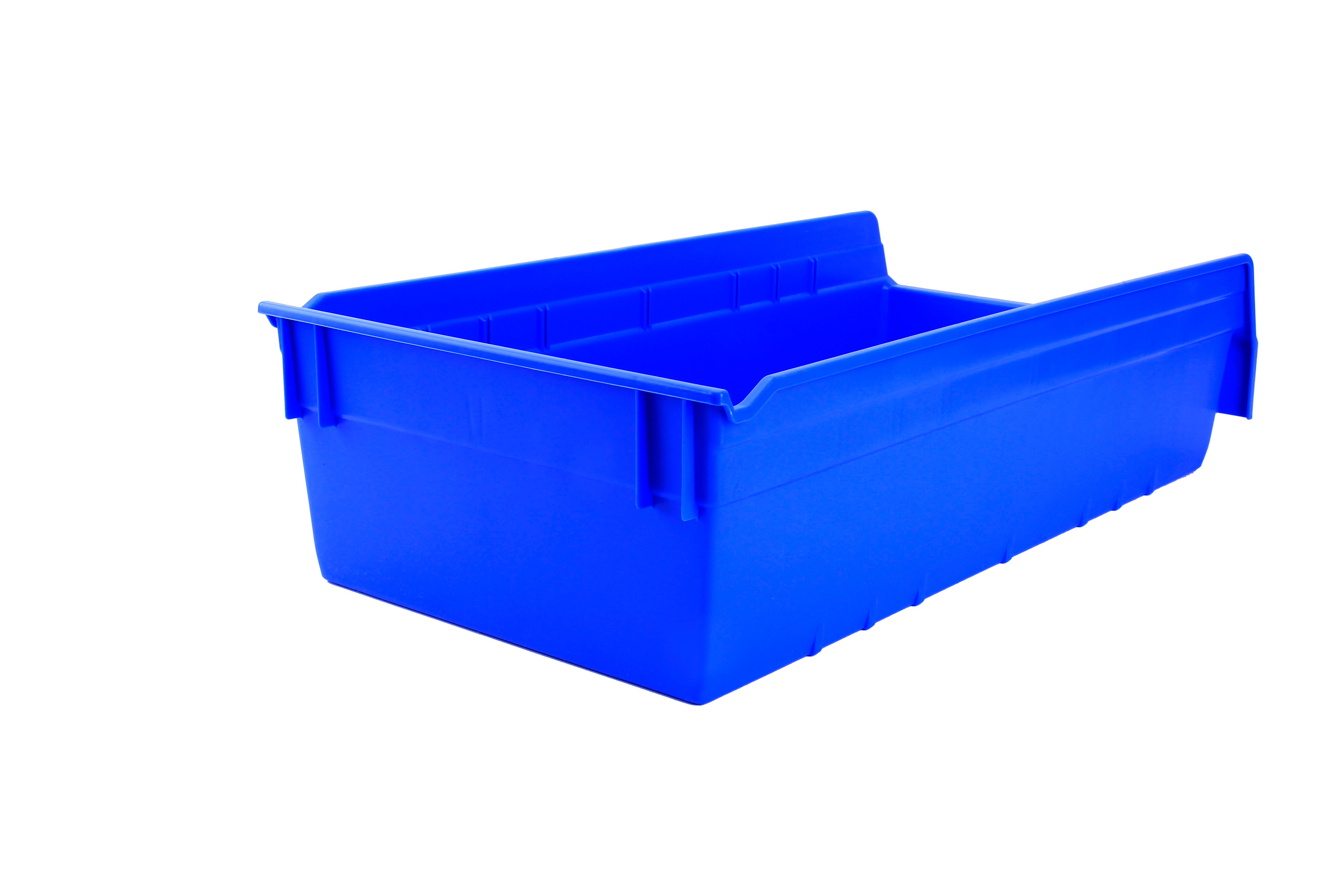 PP Customized Color Warehouse Storage Racking Crate Plastic Shelf Bin Office Organizer