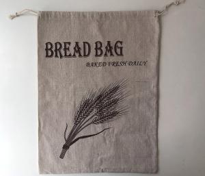Quality RoHS TUV Custom Printed Cotton Drawstring Bags Linen Drawstring bag For Food Packaging wholesale