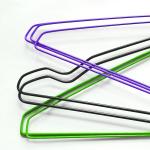 White Powder Coated Laundry 16" Coated Wire Hangers