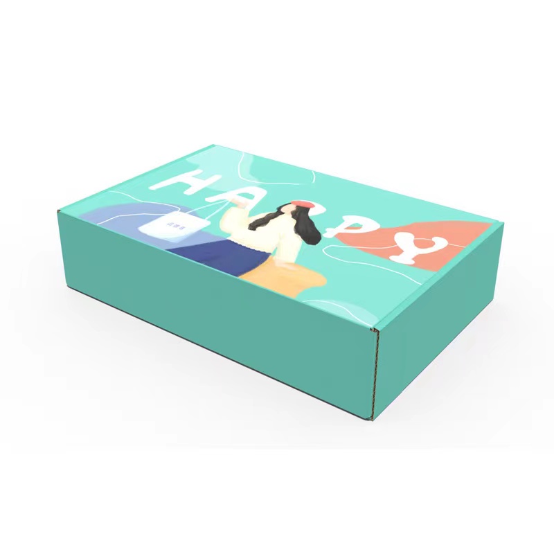 Customized Corrugated Material Paper Gift Box for Large Quantity Shipping and Mailing