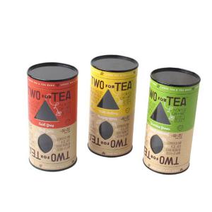 Quality Embossing Paper Tube Packaging With Window 100mm Height FSC Certified wholesale