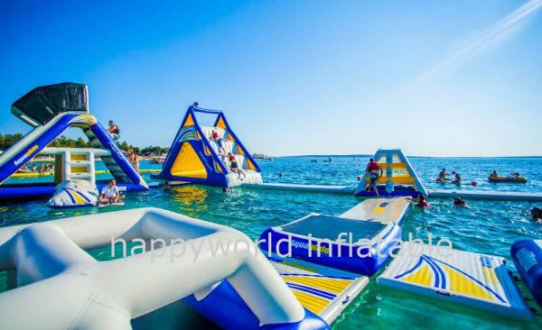 inflatable auqa slide, inflatable sea water park games, water park equipment,