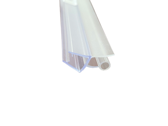 Customized Shape Shower Door Waterproof Strips with Transparent U Channel Design