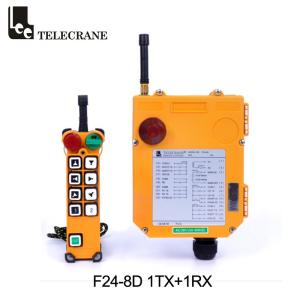 Quality DC12-24V Telecrane Remote Control F24-8D AC36V 220V RF Hoist Crane Remote Control wholesale
