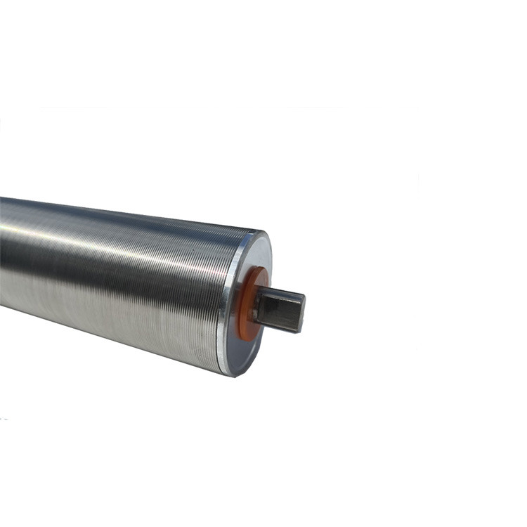 Small Belt Conveyor Drum Motor Roller With Runout Correction For Supermarket Cashier