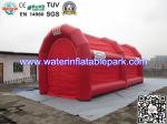 Promotional Red Inflatable Tent , Commercial Grade PVC Inflatable Tunnel Tent