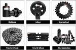 Heavy Chassis Excavator Undercarriage Parts Track Chain Shoe Assemblies