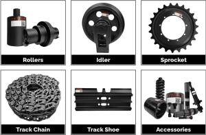 Quality Heavy Chassis Excavator Undercarriage Parts Track Chain Shoe Assemblies wholesale