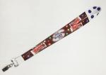 Good Looking Dye Sublimation Lanyards ， Red Visitor Lanyards With Id Holder