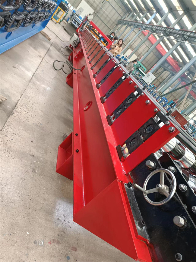 Galvalume trapezoidal sheet roll forming machine automatic rib roll forming machine