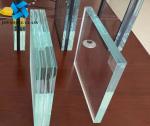 3mm-19mm Clear Toughened Laminated Glass Insulated Safety Laminated Glass Custom