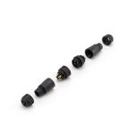 Nylon Straight Screw Waterproof Connector 30A M25 Panel Mount