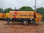 ISO90001 16MPa Used Concrete Trailer Pump , Stationary Concrete Pump Diesel