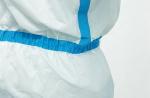 Anti - Static Disposable PPE Coveralls Breathable White Disposable Overalls