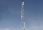 High Wind Speed Angle Steel Tower , Customized Height Electric Transmission
