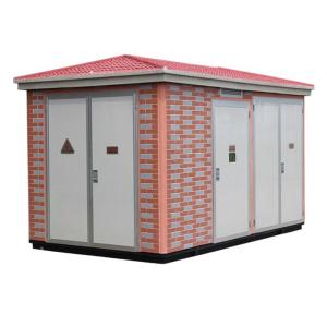 Quality 75KV Efficient Prefab Substation 1000A Compact Transformer Substation IP44 wholesale