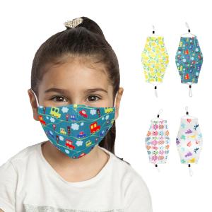 Quality Cartoon Lanyard Kids Face Mask Disposable Low Breath Resistance wholesale