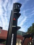 Mitsubishi FD70 Used Forklift Equipment , Used Counterbalance Forklift 7 Ton
