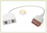 Dual Ge Temperature Probe Adapter Cable For Eagle Tram Solar 2 Channel