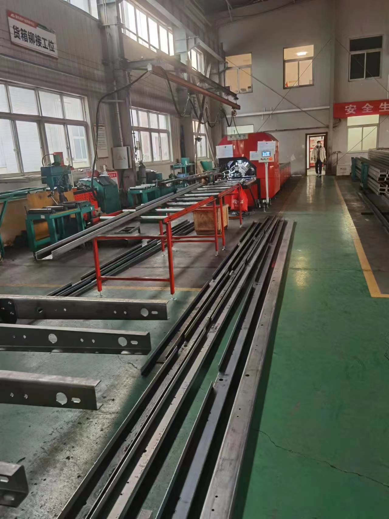 Shearing Force 100T-200T Steel Mold Channel U Bar Punching Machine 6000mm-12000mm