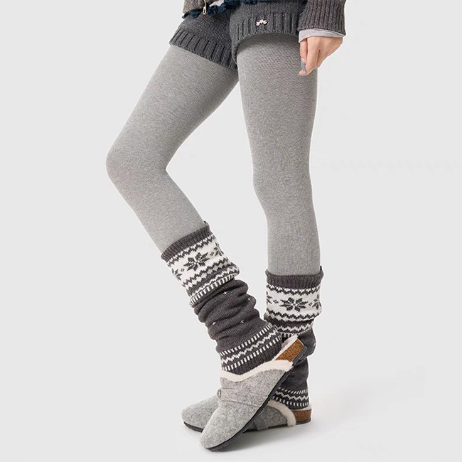 Christmas Holiday Pattern Women Leg Warmers Cozy Winter Leg Warmers Socks