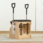 Factory directly white oak wood pilates reformer wooden combo chair with piano