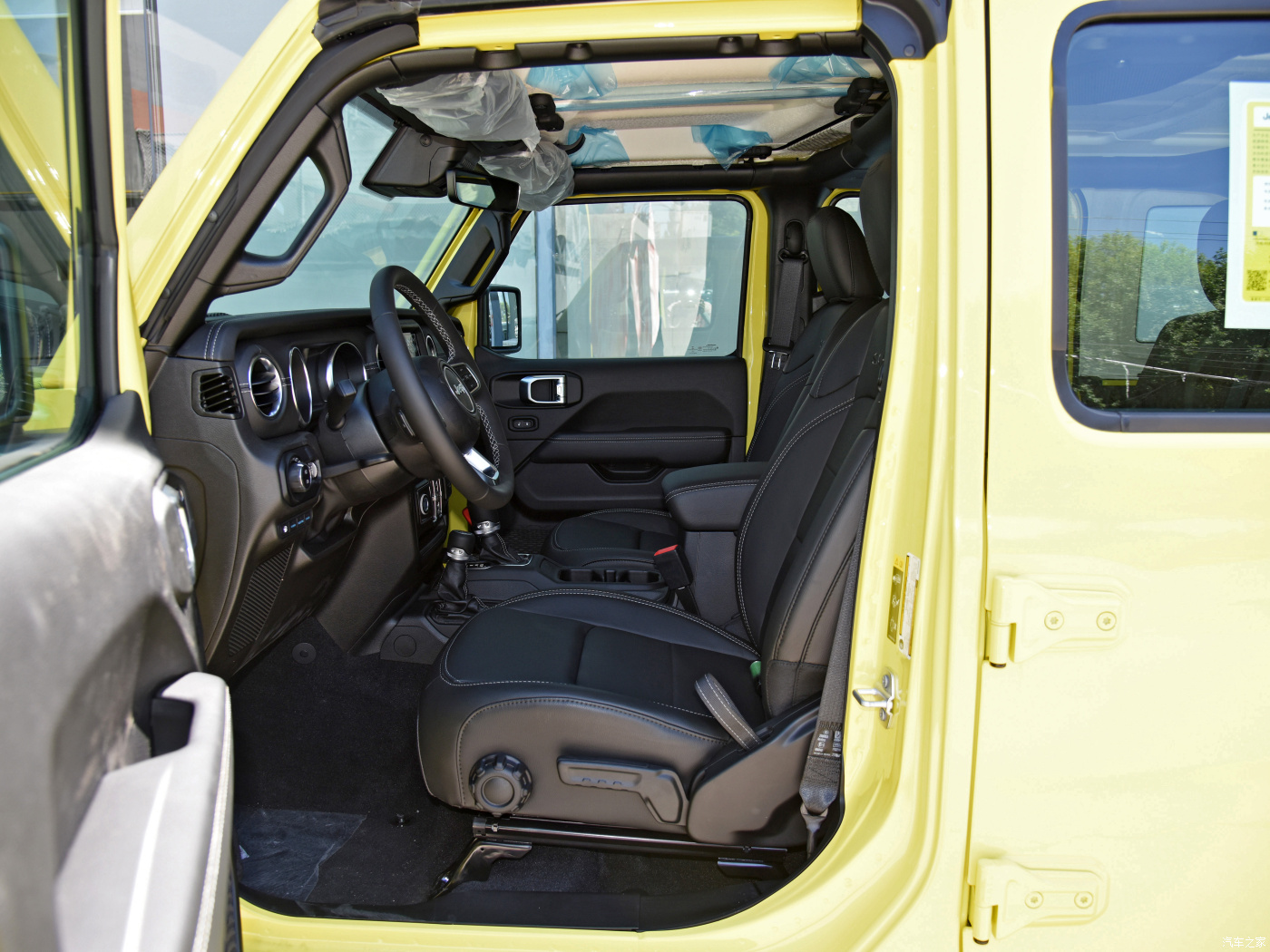 Jeep WranglerLong range new electric vehicle 5 door 5 seat SUV 2022 2.0T 4xe Sahara fluorescent yellow edition used car