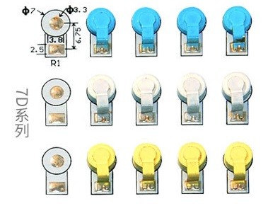 Small Round Patch SMD Varistor Surface Mount For Suppressing Current In LED
