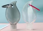 Leaf shape Empty Keychain Travel Hand Sanitizer Bottle 50ML