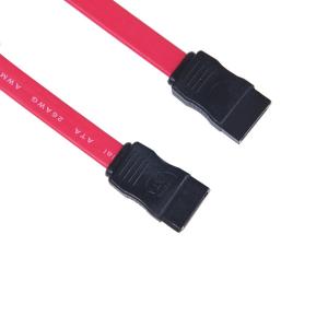 Quality High speed flat red mini sata cable 7pin t0 7pin ,Sata cable 7p female to female wholesale