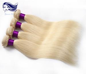 Quality Remy Blond Color Human Hair Extensions / Colored Weave Hair Extensions wholesale
