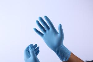 Quality FDA510K Nitrile Medical Disposable Glove XL Blue wholesale