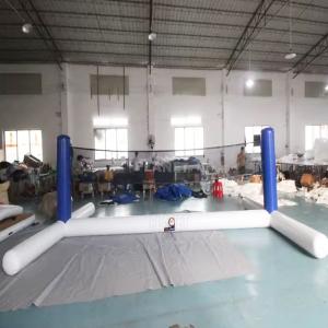 Quality Outdoor Water Play Game Inflatable Water Volleyball Court PVC Volleyball Field Inflatable Volleyball Court wholesale