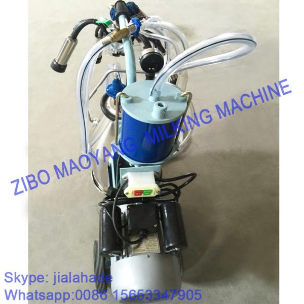 For EU market,Piston Typed Single Bucket Mobile Milking Machine,small portable