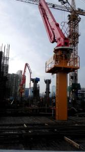 Quality Industrial Static Concrete Placing Boom Free Standing Height 22.7m wholesale
