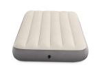 Comfortable Flocked Air Mattress , Blue Double Flock Airbed With Pump