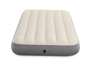 Quality Comfortable Flocked Air Mattress , Blue Double Flock Airbed With Pump wholesale