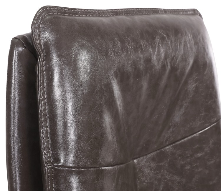 High Back Leather Office Swivel Chairs 3d Base 2.5mm Mechanism BIFMA