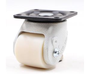 Quality Mc Nylon 55mm Industrial Swivel Casters Flange Type Low Profile wholesale