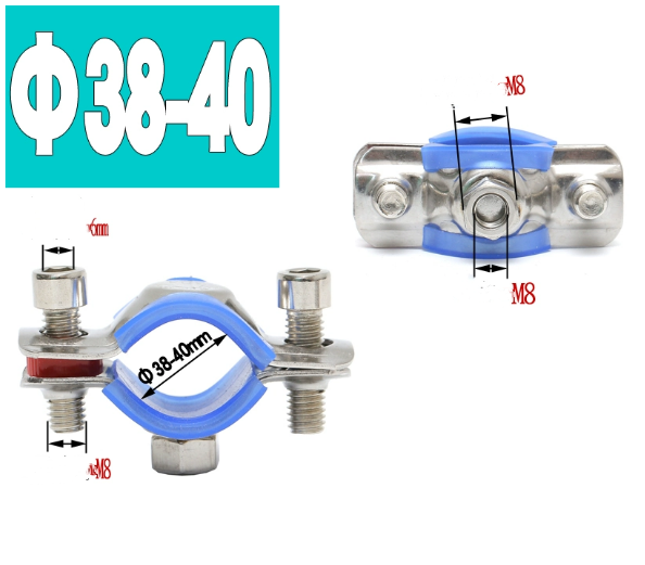 Standard Stainless Steel Nut Holder Support Loop Hose Clamp for ODM Customized Metric Measurement and Heavy Duty Support