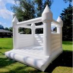 Party Rental Equipment White Bounce House Jumping Castle Inflatable Bouncer