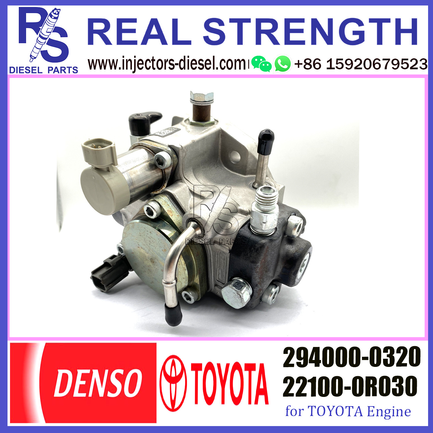 DENSO PUMP 294000-0320 Diesel Fuel HP3 pump 294000-0320 22100-0R030 23670-0R030 for TOYOTA Lexus
